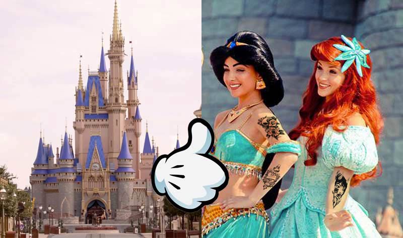 tatuagem disney parques