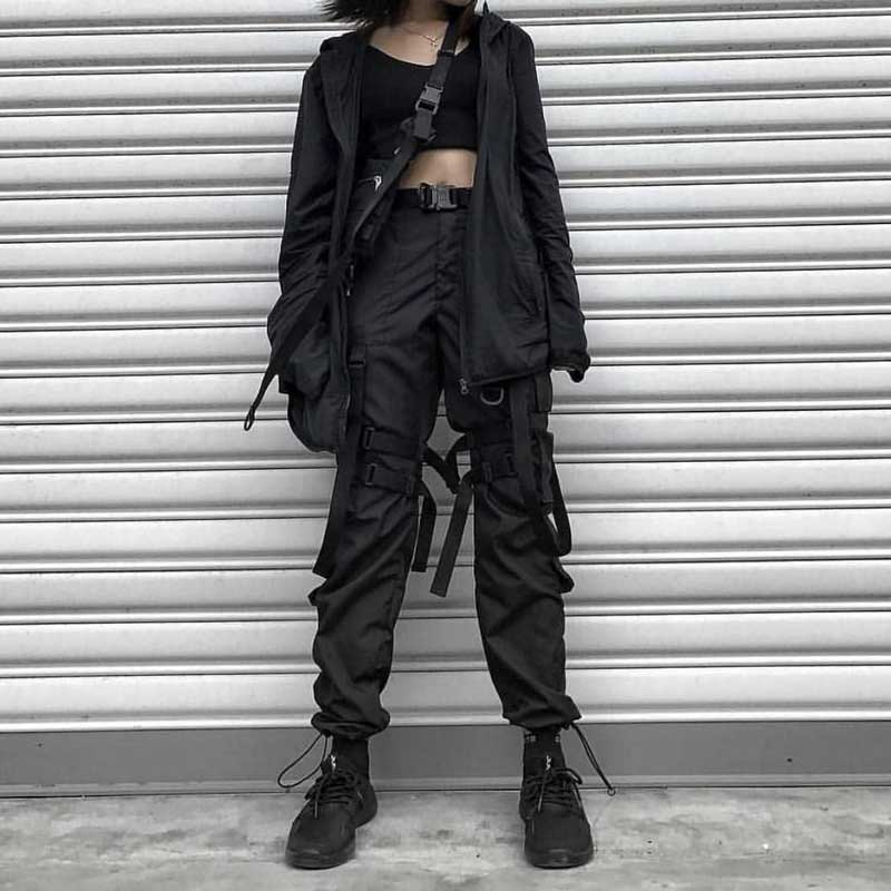 roupas techwear feminina looks como usar