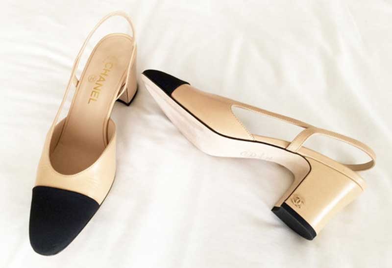 slingback chanel