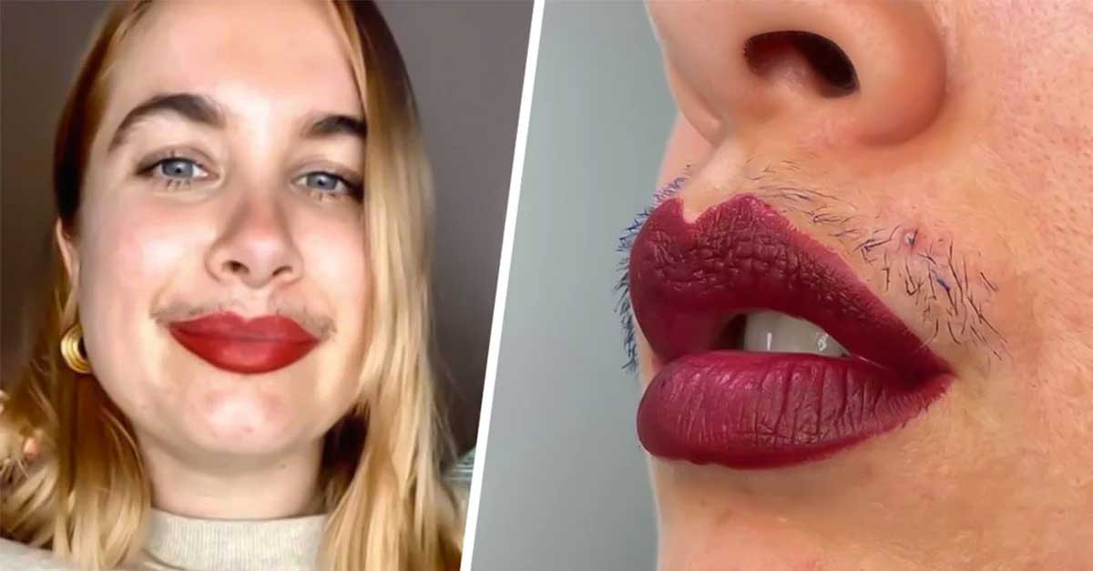 mulher com bigode pelos naturais do corpo feminino