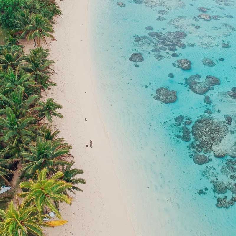 Praia de Rarotonga, Ilhas Cook