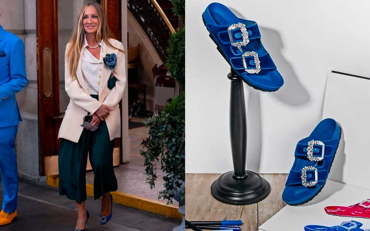 Birkenstock lança cápsula exclusiva com Manolo Blahnik