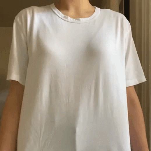 como dobrar camiseta
