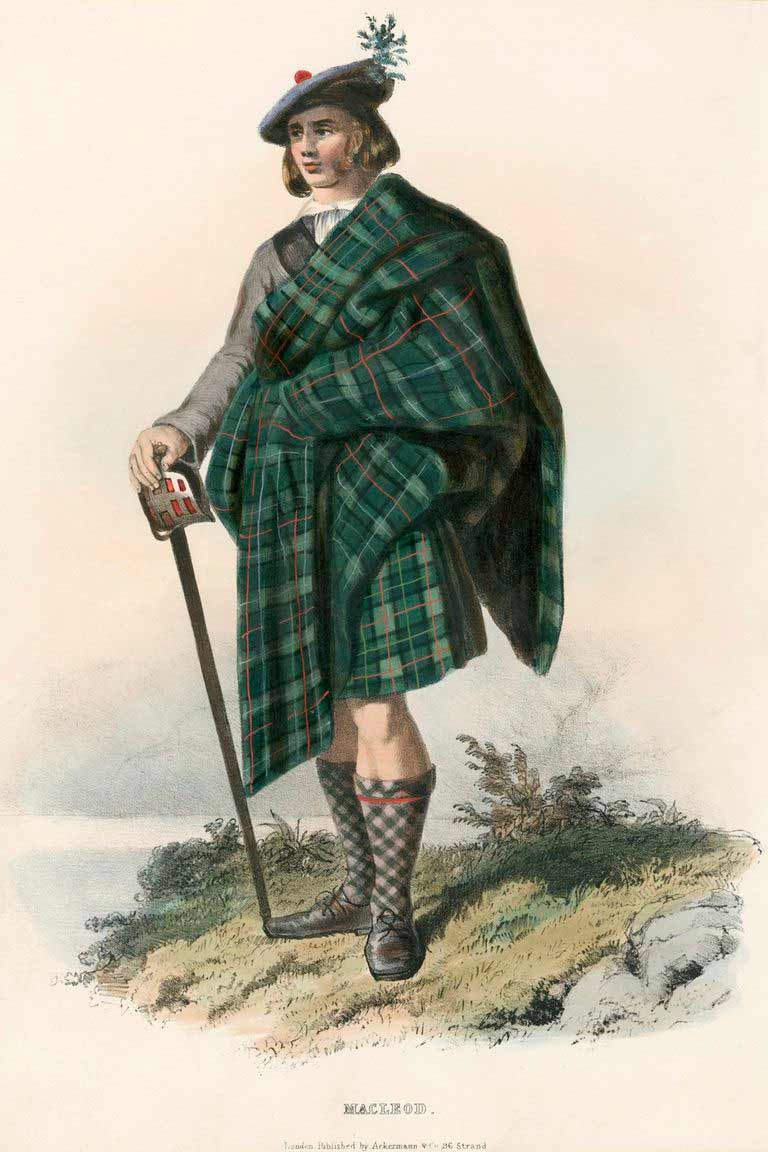 história do xadrez tartan escocês