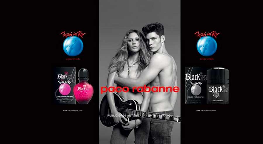 perfume Black XS Rock in Rio paco rabanne