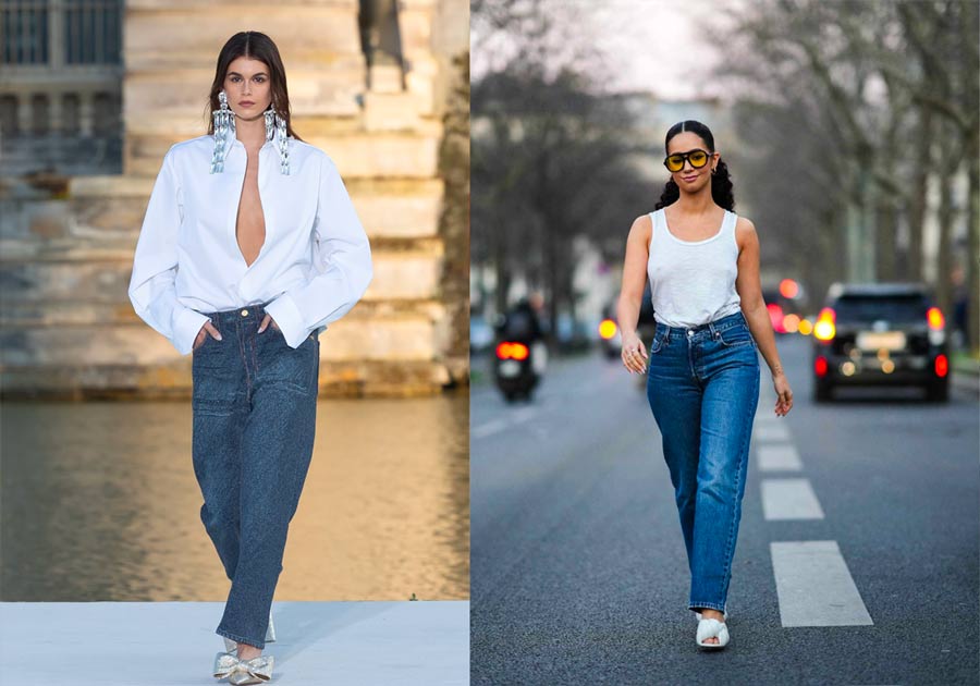 calça jeans e blusa regata camisa branca