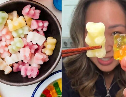 ursinhos de goma congelados do TikTok