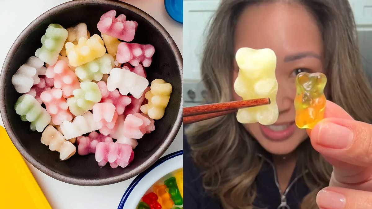 ursinhos de goma congelados do TikTok